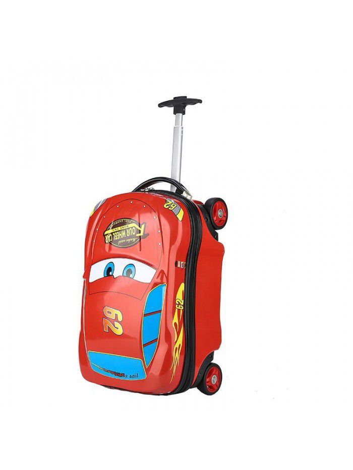  new kids cute travel case car shape design travel cartoon luggage set great suitcase for children 