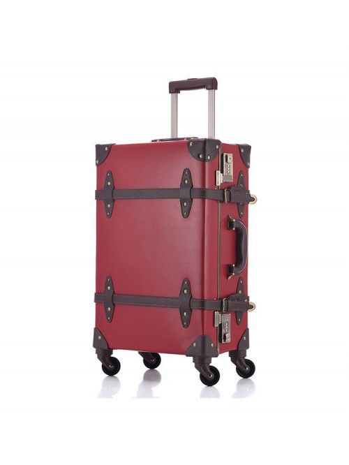 High quality Aluminum frame vintage suitcase 