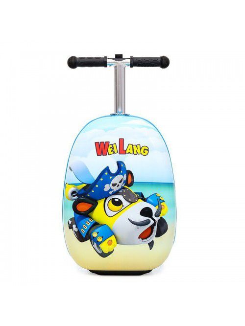 Trolley bag children luggage bags travel scooter s...