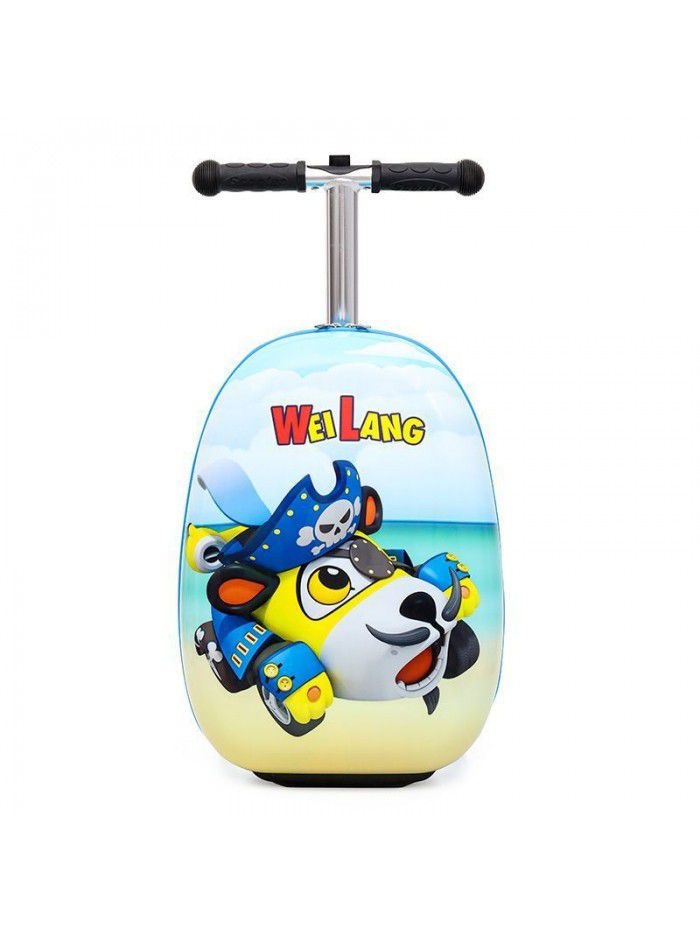 Trolley bag children luggage bags travel scooter suitcase for kids 