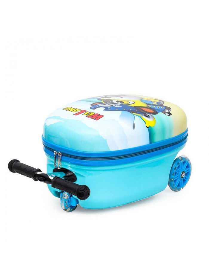 Trolley bag children luggage bags travel scooter suitcase for kids 