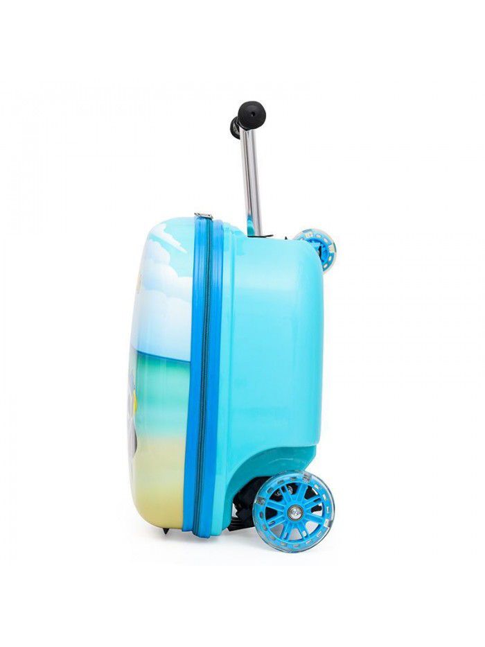 Trolley bag children luggage bags travel scooter suitcase for kids 