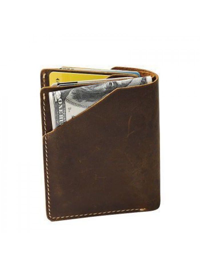 New Style Leather Multifunctional Men's Purse Leather Multi-card Retro Wallet 