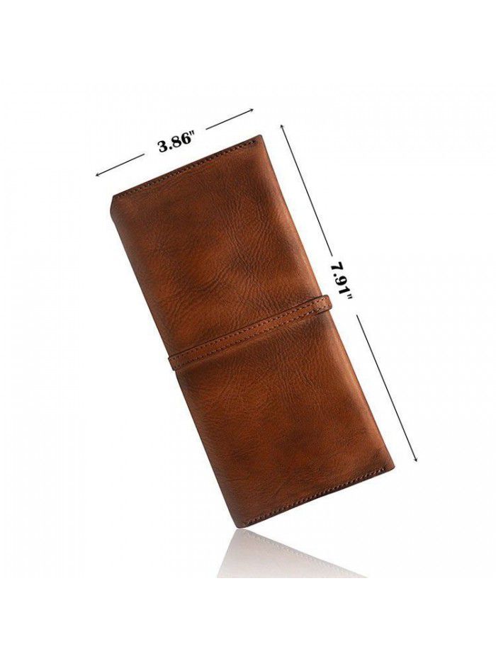 Wallets for Unisex Genuine Leather Card Organizer Coin Purse Ultrathin Wallets 