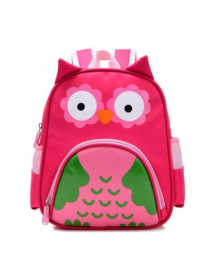 Popular Nylon Colorful Cute Cartoon Design Kids Backpack Children School Bag With Customized LOGO 