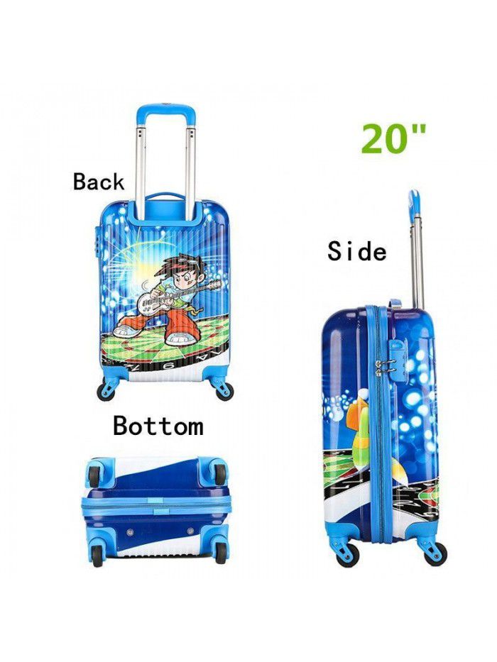 Multi function children suitcase waterproof the polycarbonate luggage