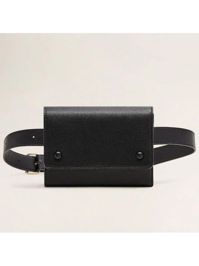 Custom  leather ladies  hip belt purse waist bag fashion fanny pack for women 