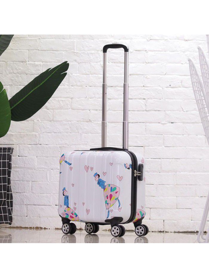 Small suitcase, women's trolley case, one issued on behalf of children's suitcase, mini password box, boarded case wholesale manufacturer