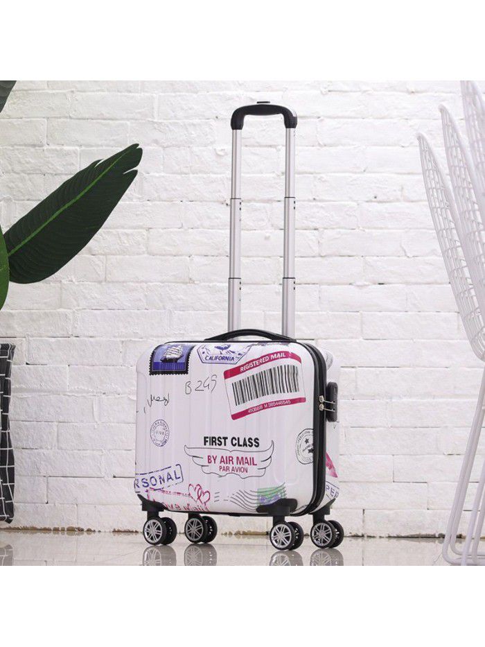 Small suitcase, women's trolley case, one issued on behalf of children's suitcase, mini password box, boarded case wholesale manufacturer