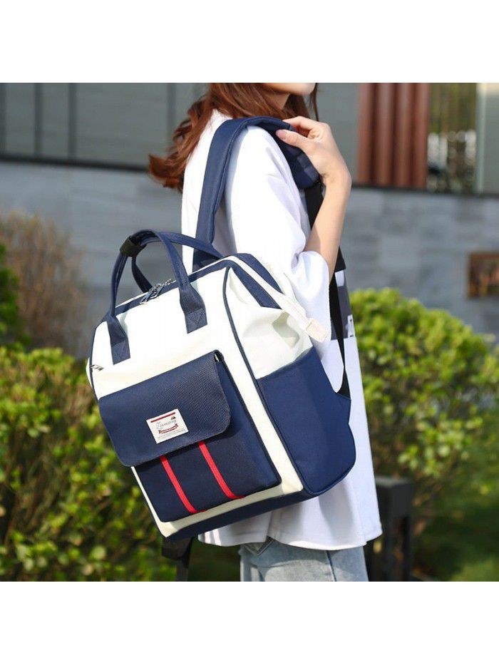 Mummy bag, light shoulder, large capacity, 2019 new fashion, super light, Baoma out, mummy bag, mother baby bag, Korean version