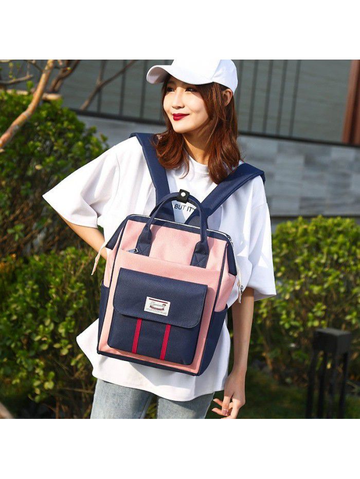 Mummy bag, light shoulder, large capacity, 2019 new fashion, super light, Baoma out, mummy bag, mother baby bag, Korean version