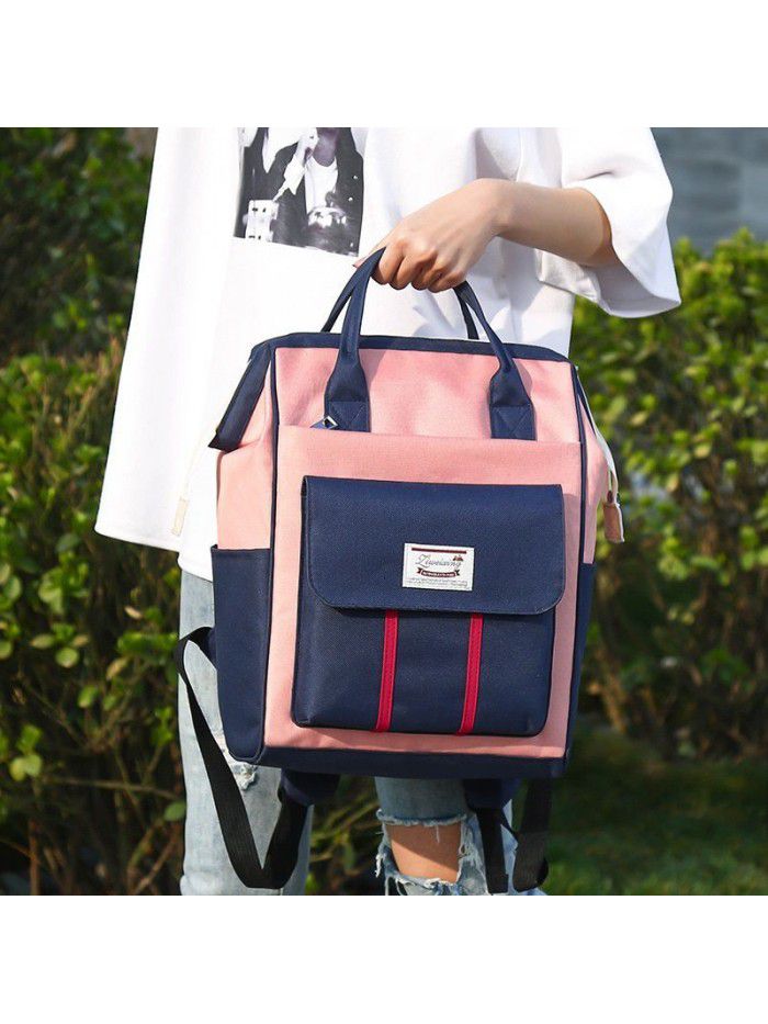 Mummy bag, light shoulder, large capacity, 2019 new fashion, super light, Baoma out, mummy bag, mother baby bag, Korean version