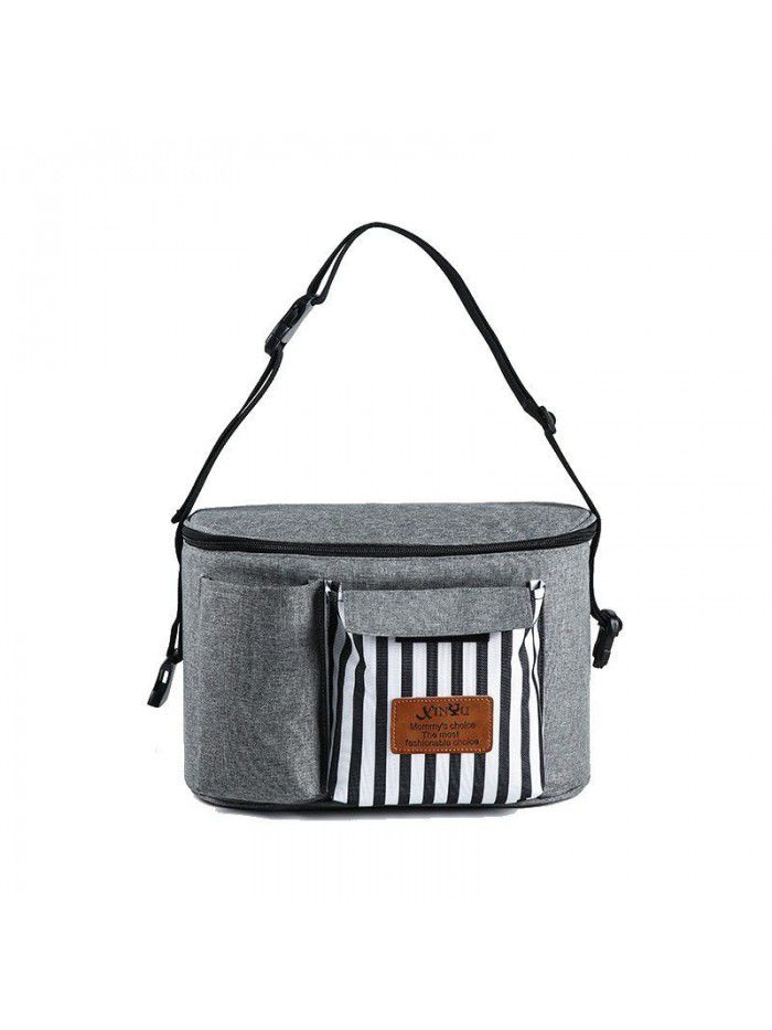 Cross border trolley mother baby bag baby trolley waterproof hanging bag through car hot single shoulder Mommy bag