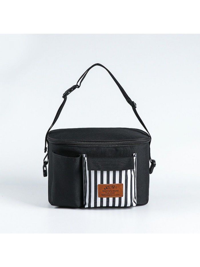 Cross border trolley mother baby bag baby trolley waterproof hanging bag through car hot single shoulder Mommy bag