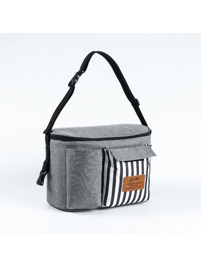 Cross border trolley mother baby bag baby trolley waterproof hanging bag through car hot single shoulder Mommy bag