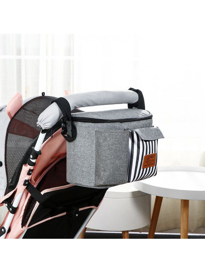 Cross border trolley mother baby bag baby trolley waterproof hanging bag through car hot single shoulder Mommy bag