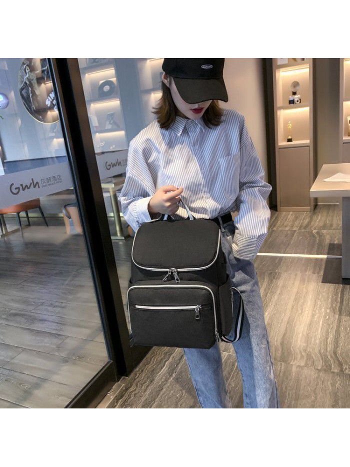 Manufacturers wholesale multi-functional large capacity fashion Mommy bag new out light baby mother and Baby Bag Backpack