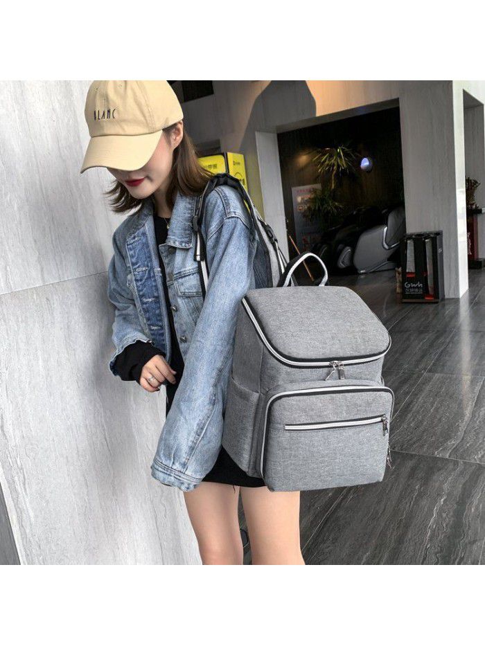 Manufacturers wholesale multi-functional large capacity fashion Mommy bag new out light baby mother and Baby Bag Backpack