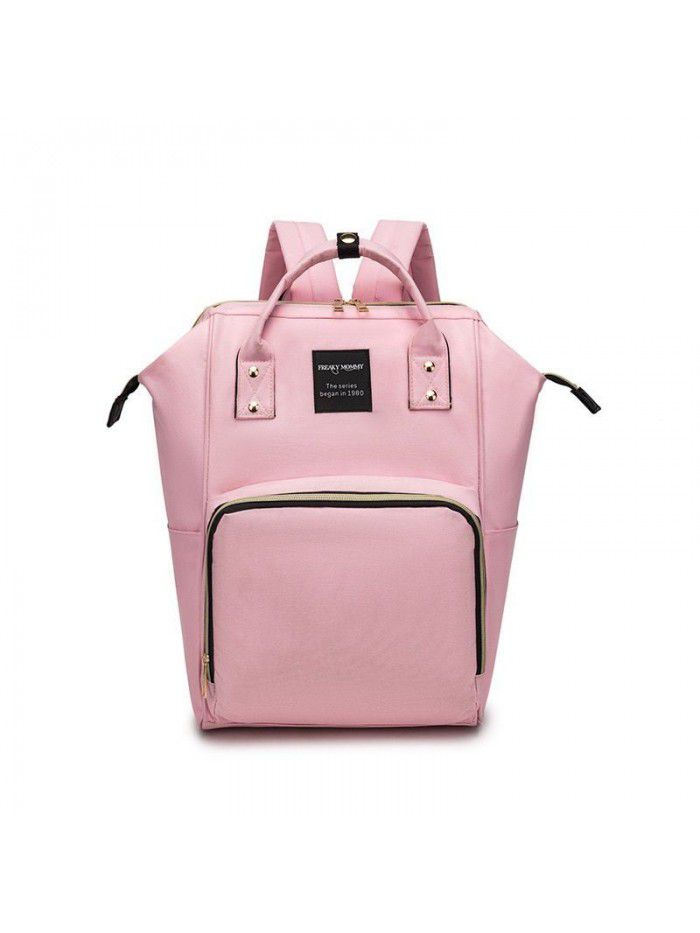 Manufacturer's new double shouldered Mommy bag multi-function large capacity mother baby bag carry out diaper bag baby backpack