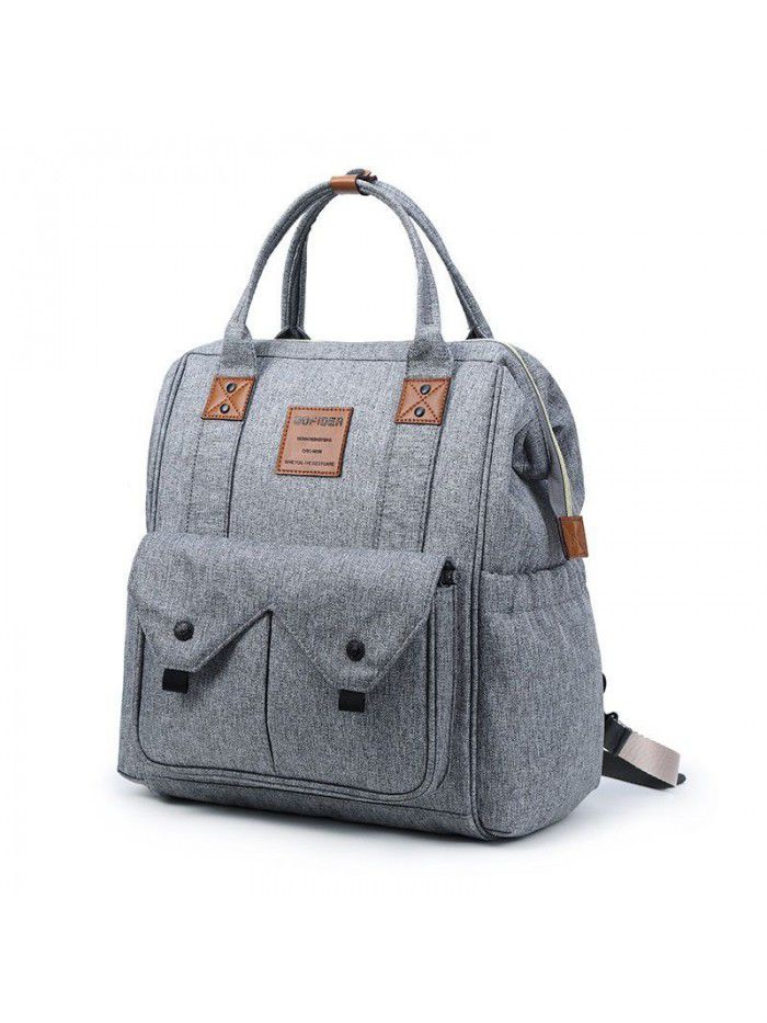 New multifunctional Mommy bag, large capacity mother baby bag, portable backpack, fashion backpack, boffin