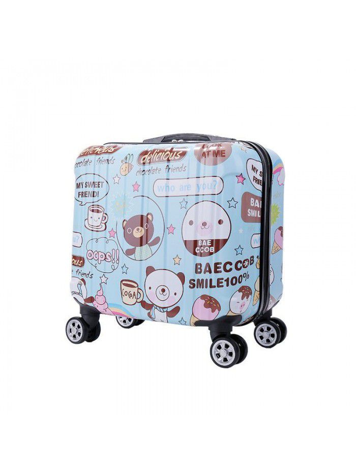 Small suitcase, women's trolley case, one issued on behalf of children's suitcase, mini password box, boarded case wholesale manufacturer