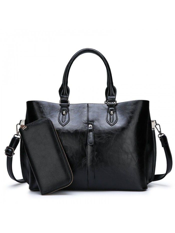 new handbag for women, simple one shoulder and large capacity, Korean version, fashionable Tote Bag