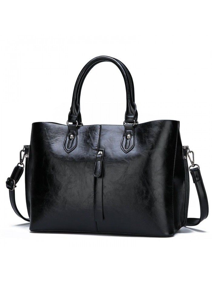 new handbag for women, simple one shoulder and large capacity, Korean version, fashionable Tote Bag