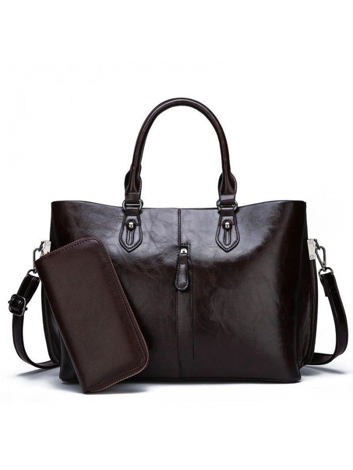 new handbag for women, simple one shoulder and large capacity, Korean version, fashionable Tote Bag