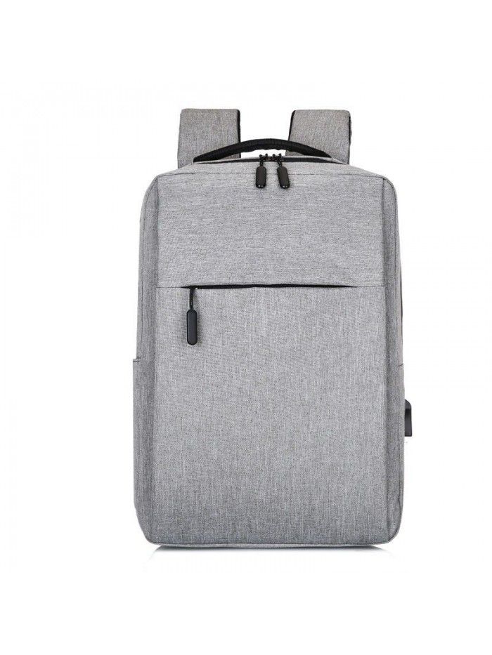 Custom logo cross border millet backpack new simple USB charging backpack men's and women's leisure business computer bag
