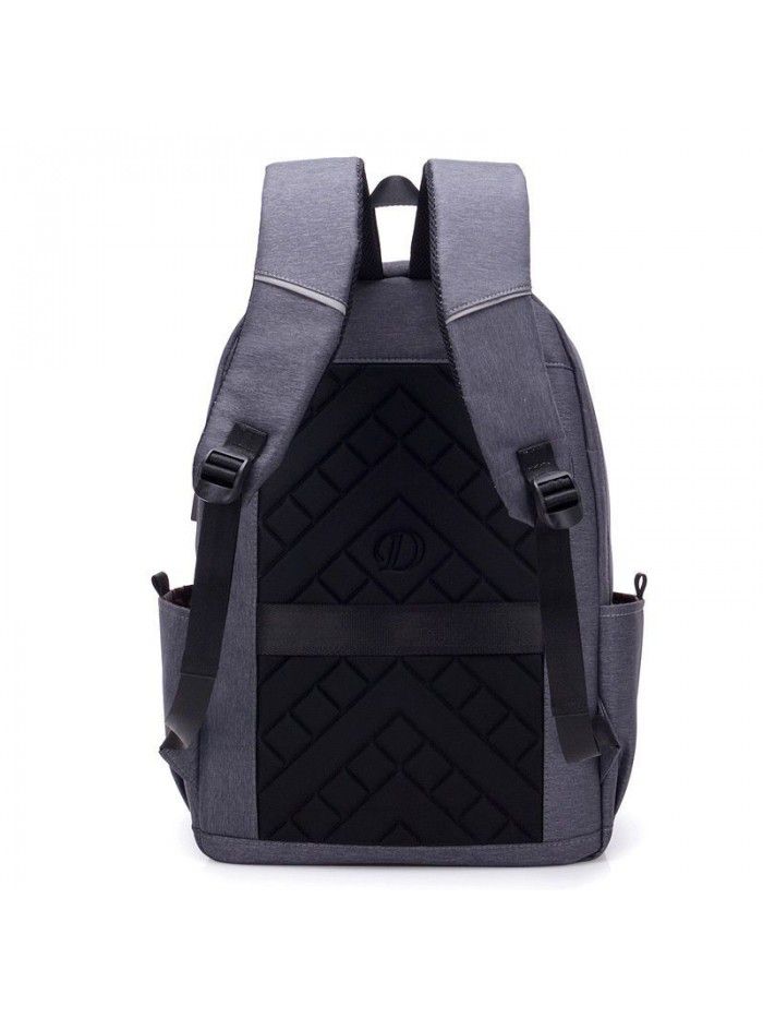 New backpack men USB charging backpack waterproof reflective Student Backpack large capacity computer bag travel leisure
