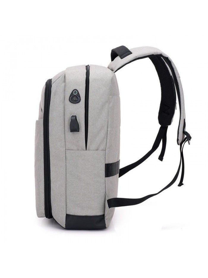 Backpack men's intelligent USB interface charging backpack schoolbag business leisure computer bag
