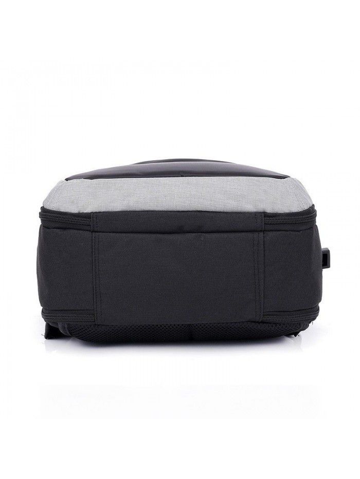 Computer bag large capacity travel bag double shoulder bag USB charging intelligent men waterproof new business leisure
