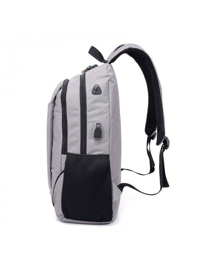 Korean men's anti-theft backpack fashion trend computer bag junior high school students bag large capacity travel
