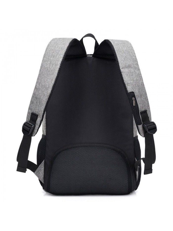 New leisure USB charging backpack men's business Backpack Light simple computer bag fashion student bag
