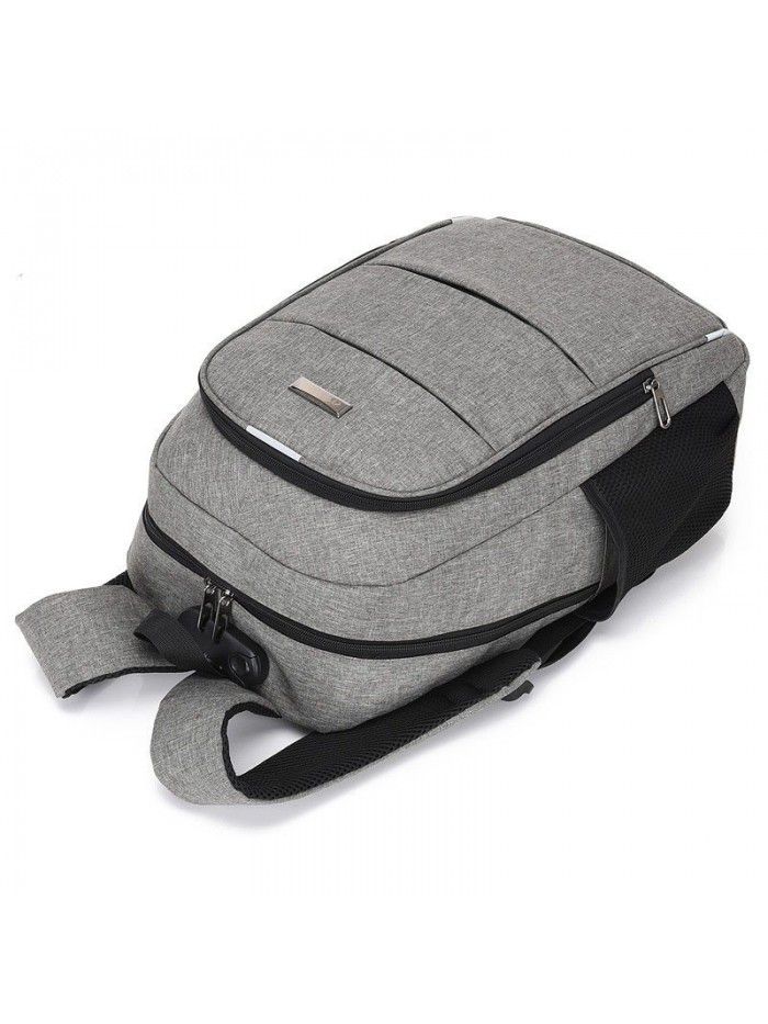 Men's fashion trend leisure backpack women's USB charging travel backpack computer junior high school student bag
