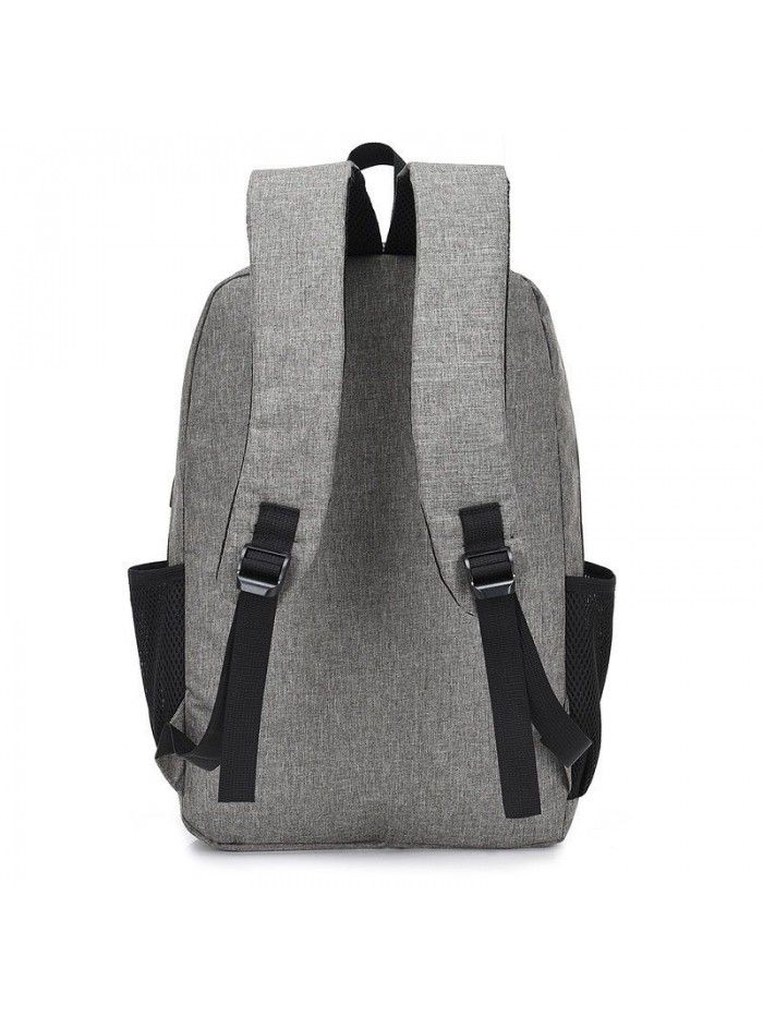 Men's fashion trend leisure backpack women's USB charging travel backpack computer junior high school student bag
