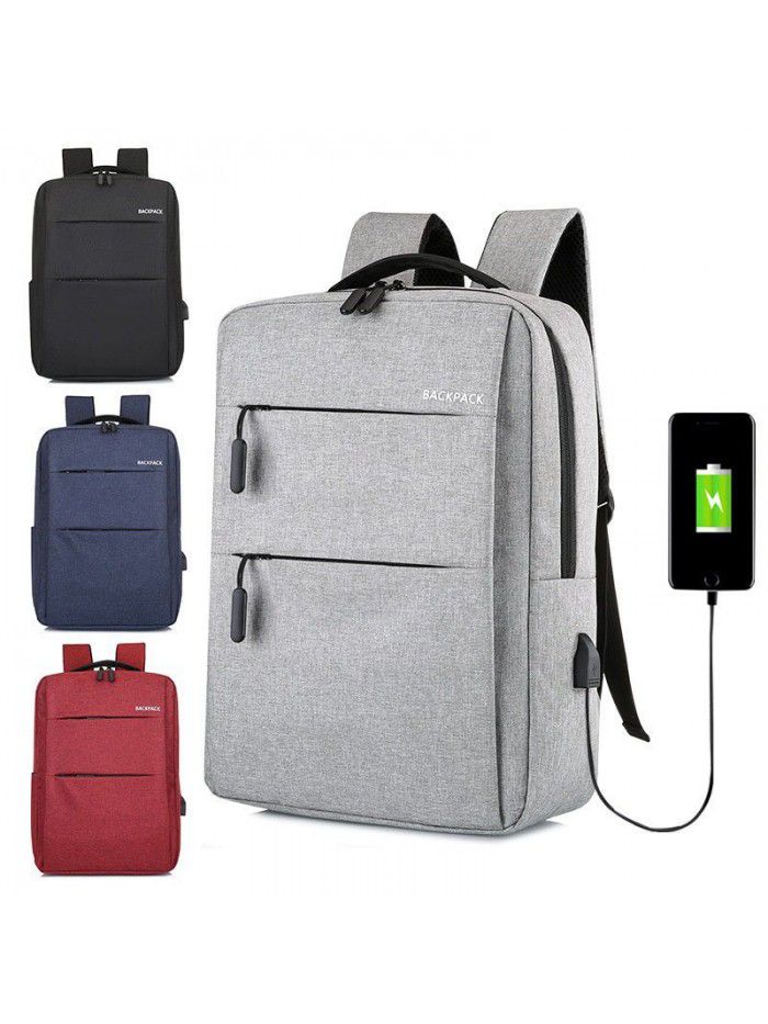 Gift custom made Xiaomi backpack business leisure backpack USB charging multi-functional men's and women's schoolbag
