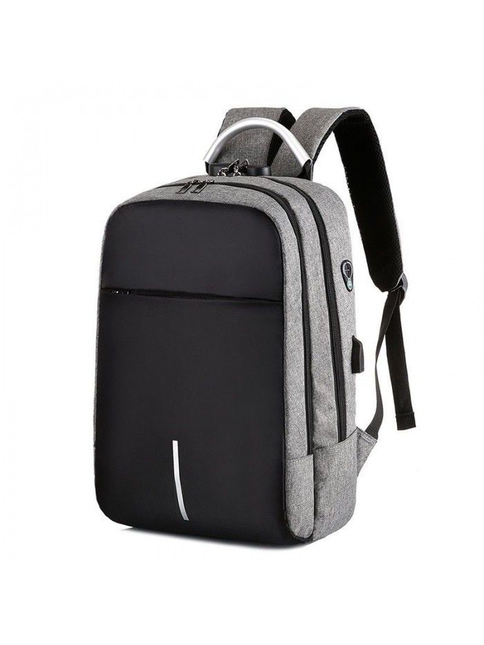 A cross-border charging anti-theft computer bag, backpack, password lock, multi-functional backpack, travel bag for men and women
