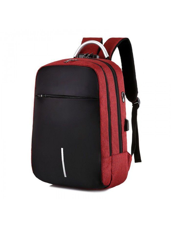 A cross-border charging anti-theft computer bag, backpack, password lock, multi-functional backpack, travel bag for men and women
