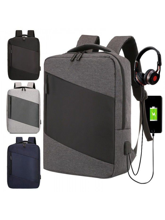 A new type of business backpack with water-proof Xiaomi hair style leisure backpack USB charging multi-function customized Backpack
