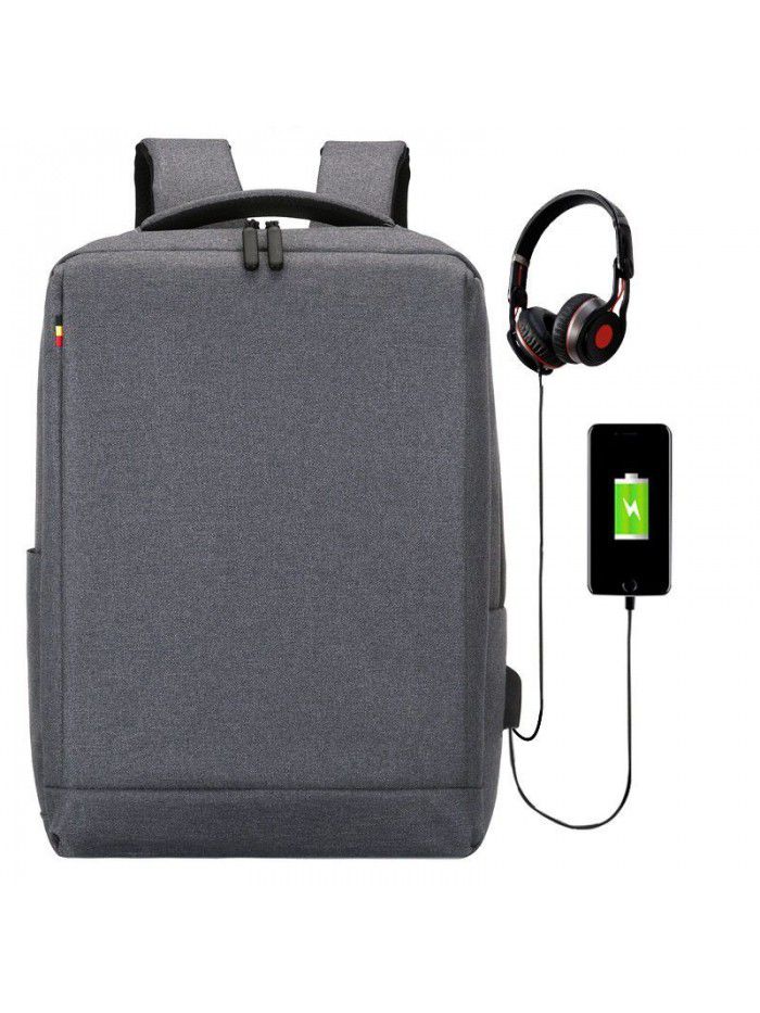 A new generation waterproof simple business backpack leisure backpack USB charging multi-functional customized Backpack
