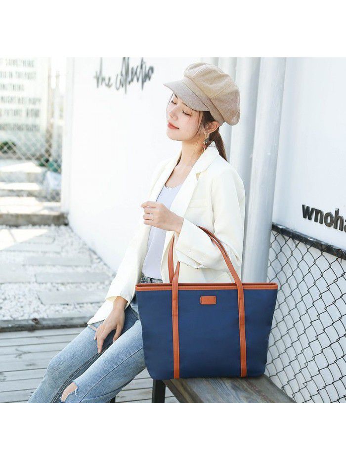 Cross border Tote women 2020 new large capacity bag Oxford cloth women's bag nylon canvas hand-held one shoulder bag