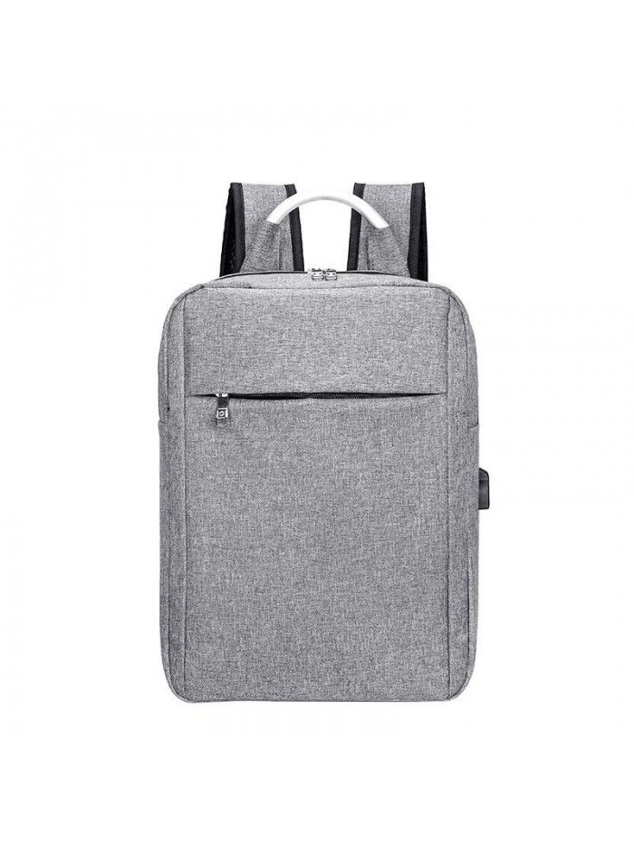 New metal carrying backpack custom logo gift backpack business computer backpack rechargeable USB pop
