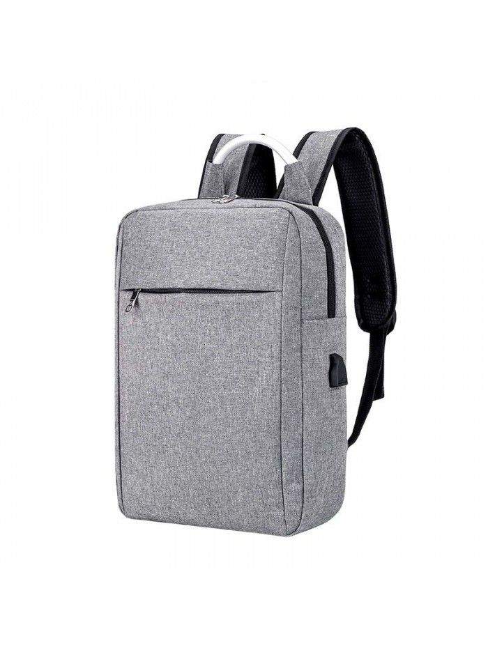 New metal carrying backpack custom logo gift backpack business computer backpack rechargeable USB pop
