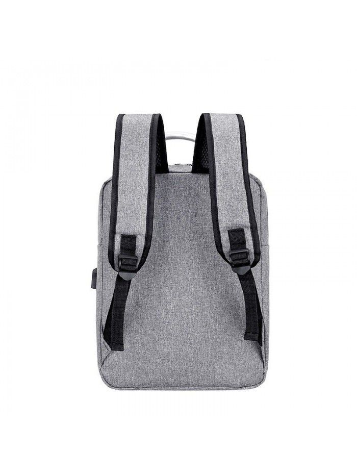 New metal carrying backpack custom logo gift backpack business computer backpack rechargeable USB pop
