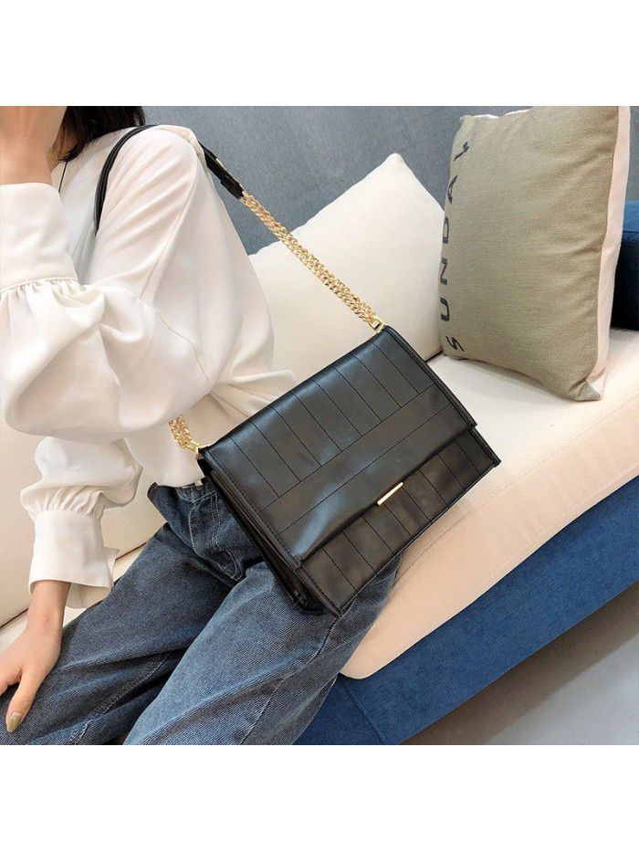  summer new women's bag, shoulder bag, zipper, solid color, shoulder, Crossbody, small bag, bag