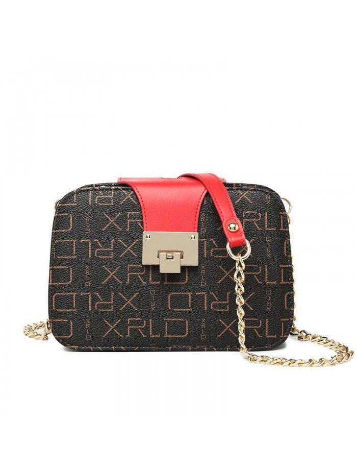 Bag women 2020 new spring Korean style all-around chain small square bag multi-layer Single Shoulder Messenger Bag Small Bag
