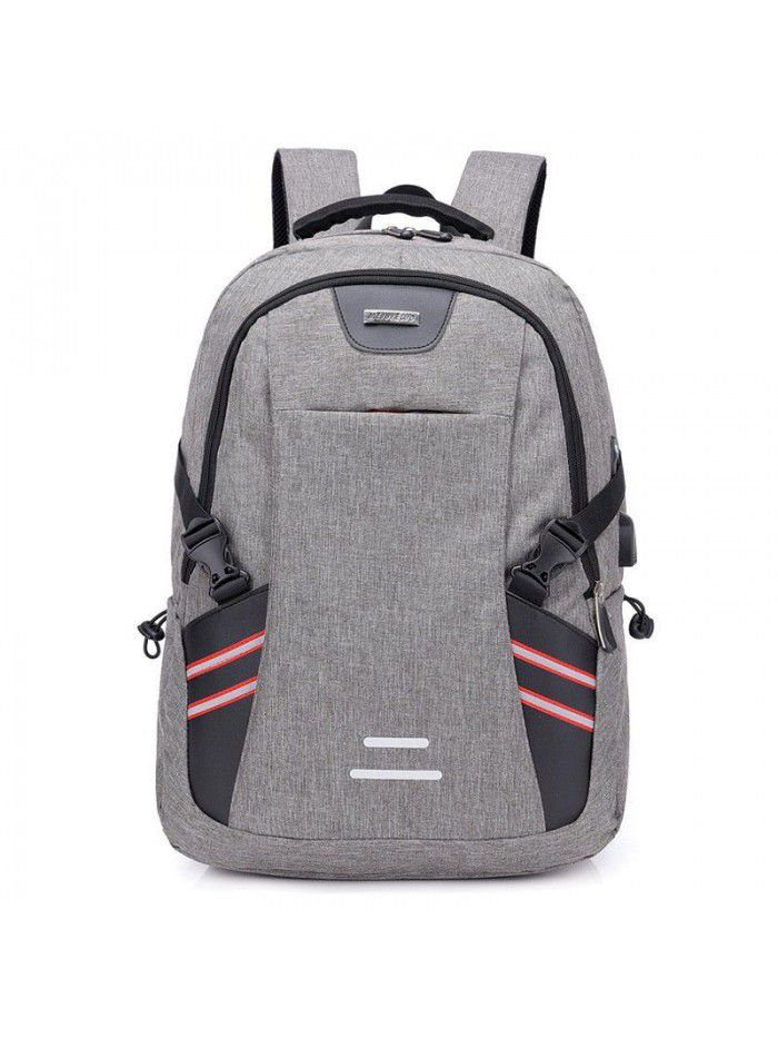 Oxford cloth Travel Backpack large capacity multi-function computer schoolbag 2019 new USB charging leisure backpack
