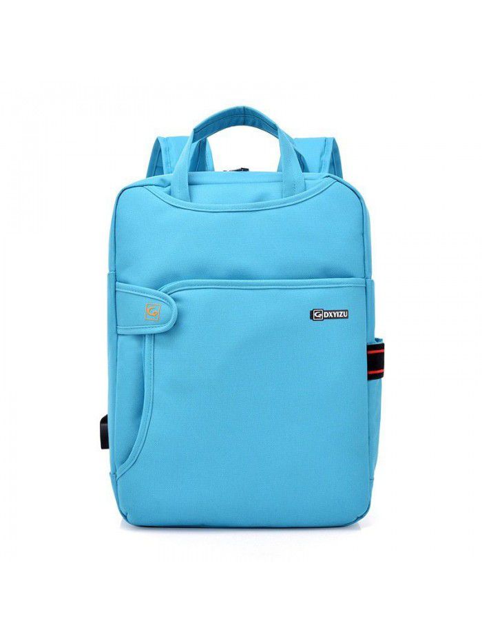 New Korean canvas men's and women's one shoulder slant straddle bag large capacity portable briefcase leisure backpack computer bag
