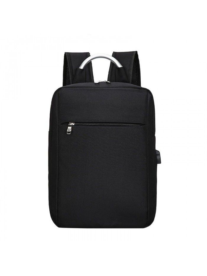 New metal carrying backpack custom logo gift backpack business computer backpack rechargeable USB pop
